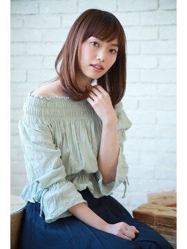 ヘアーアンドメイク アズール 志木店(Hair&Make Azur) 【Azur 志木】 大人っぽさが魅力のナチュラルミディ