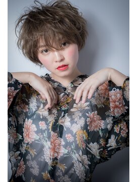 カバーヘア ブリス 大宮西口(COVER HAIR bliss) 外国人風オリーブカラーxふわくしゅフェミニンカールv大宮