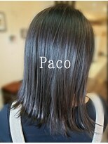 ヘアーズファクトリー パコ(Hair's factory Paco) ブラックネイビーカラー