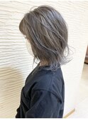 【morio】札幌ボブ　ゆるふわグレージュ外ハネボブ