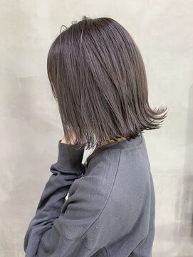 if 切りっぱなしボブ×シルバー