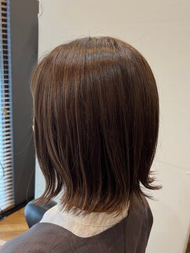 アルター(aL ter) 外ハネボブ×ブラウンカラー