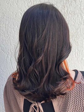 ビューティービースト 立町店(beauty:beast) インナーカラー/アプリコットオレンジ