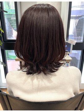 リアントウキョウ(Lian.Tokyo) 中目黒徒歩1分)春おすすめ◎ピンクラベンダーくびれ外ハネボブ