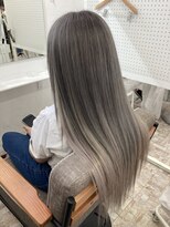 ハイエクステンション 京都駅前店(Hi-Extension)&nbsp;グラデーション×シルバー▼miho031