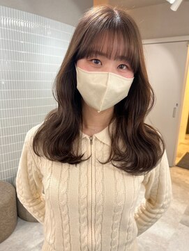 ボタン ハカタ(VOTAN hakata) 【YU_KA】ベージュカラー/韓国ヘア/前髪カット