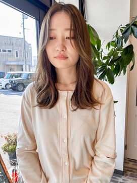 アンドファインヘアービューティー(AND FINE hair beauty) ふんわりオリーブベージュ