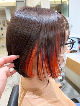 ジャムバイネオリーブ 高円寺(jam by neolive) インナーカラー×オレンジ