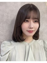 ロンドアヴァントゥス 池袋(Lond aventus)&nbsp;韓国レイヤー/韓国風/ボブ/髪質改善/黒髪/ブリーチなし〔池袋〕