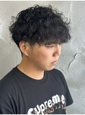 波巻きスパイラルパーマメンズパーマメンズマッシュメンズカット