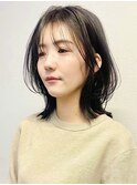 大人可愛い20代30代40代小顔レイヤーくびれボブレイヤーミディ