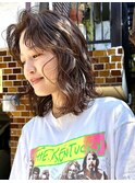 ミディアムパーマ/ウェーブパーマ/コテ巻き風パーマ/ボブパーマ