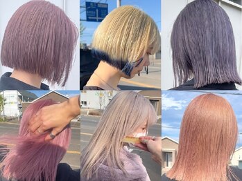 レフバイイルカ 北見(lef by ilka)の写真/エフェクトブリーチによるダメージレスなブリーチで色落ちも計算されたカラーをお楽しみください☆【北見】