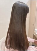 大人かわいい☆お手入れ簡単艶髪ストレート♪縮毛矯正
