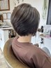 オーガニックヘアカラー　カットなし、シャンプーブロー込み