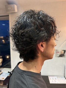 ゴット(Gotto) メンズセンター分けプードル・フェザーパーマ