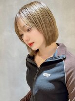 ロンド ブランシュ 錦糸町北口(Lond blanche)&nbsp;くびれヘア/顔周り/韓国/ボブ/レイヤーカット/前髪/カラー錦糸町
