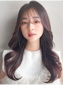 うる艶髪こなれヘアナチュラルカールアプリコットオレンジ
