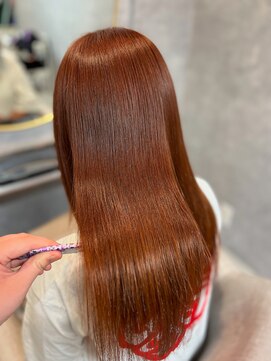 フィー 南越谷店(fee) 夏に人気なオレンジブラウン