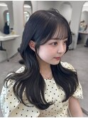 【LICCA 伊崎優李】グレージュ/韓国ヘア/レイヤーカット/前髪