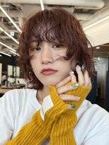 ガーデンヨコハマ(GARDEN YOKOHAMA)&nbsp;ショート/ボブ/パーマ/チャコールグレー/オリーブグレー