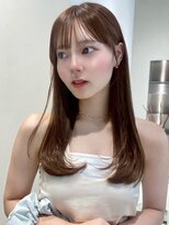 ノイ 銀座(noi)&nbsp;顔周りレイヤーカットロングレイヤーベージュカラー