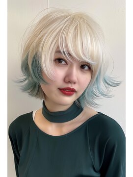 ルアナ(Luana) インナーデザインカラーレイヤーボブスタイル