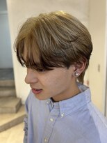 ゼスト パーク(ZEST PARK)&nbsp;エンドカラー　ベージュ×ブラウン