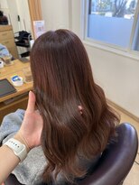 ラグシー(RAGCIE) ロングヘア×チェリーブラウン