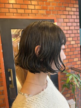 ボスコ 下北沢店(bosco) ボブパーマカラー　≪saya≫