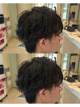 アッシュ 池袋店(Ash) メンズ・【無造作パーマでセットを楽に★】シャドウパーマ