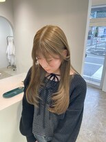 フィット ヒュー 千葉(fit hue) イメチェン/ピンクベージュ/アンブレラカラー/前髪/千葉