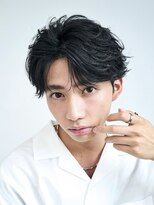 ロンドリメゾン 原宿(Lond re Maison.) men's/メンズ/リバースセンターパート/ニュアンスパーマ/原宿