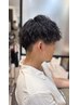 ★【メンズ】カット＋パーマ（ツイストorスパイラルor波巻き）　￥13750～
