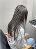 【大人筋感】カット+白髪ぼかしハイライト+オーダーメイドTR25350→21500~