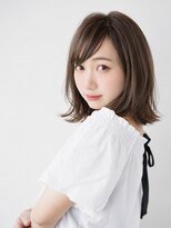 エアー 池袋(AIR)&nbsp;【小顔骨格補正】大人可愛い斜め前髪ひし形外ハネボブ／池袋