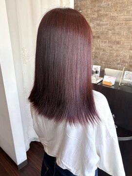 ヘアーデザイン アズール(Hair Design Azur) 【Azur】 Pink brown