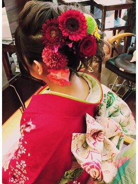 クブヘアー(kubu hair) 《Kubuhair》成人式☆着物スタイル