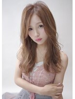 ヘアーメイクジェンテ(hair make gente)&nbsp;フェミニンテイストのワンカール系ロング