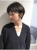 【large】女性らしいヘルシーショート/カーキグレージュ