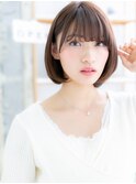*mod's上尾*輪郭カバーで小顔見せ!黒髪・透明感・大人ボブa