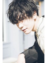 Belle MEN'S HAIR　寝ぐせ風パーマスタイル