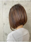 小顔ショート　マッシュショート　丸みショート　ミニボブ