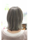 外ハネボブ/ハイライトカラー