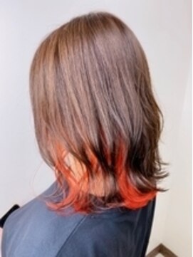 ヘアリゾート エーアイ 浅草橋店(hair resort Ai) インナーオレンジ