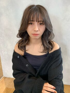 オリンテ バイ レシッド 表参道(orente by rcid) 【orente 表参道】モテ髪ミディアム×ブリーチなし透明感カラー