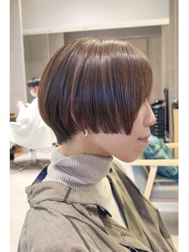 キミトヘアデザインアンドスパ(Kimito Hair design&spa) フラットラインのハンサムショート