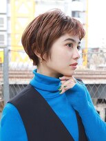 ブロッサム 上福岡店(Blossom)&nbsp;パッツン前髪/くびれヘア/丸みショート/20代30代40代