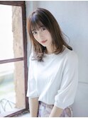 前髪/マチルダボブ/インナーグレージュ/30代40代/人形町