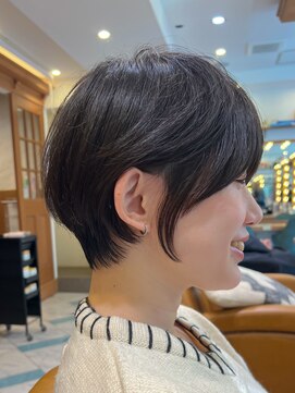 ロンド パルティール 大宮(Lond partir) 丸型ピンクブラウン美髪エアリーロングベリーショート［大宮］